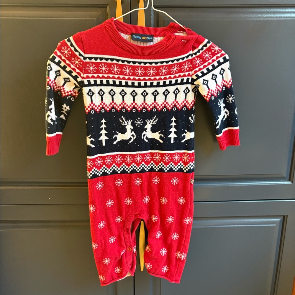 Red and Black Baby Onesie